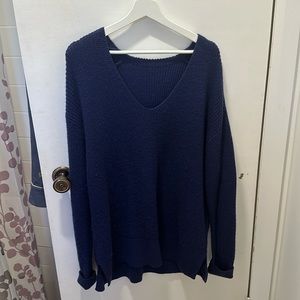 Lululemon V-Neck Sweater, XL/XXL, Night Sea